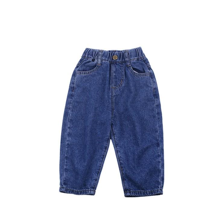 Quần Jean basic baggy cho bé Q444