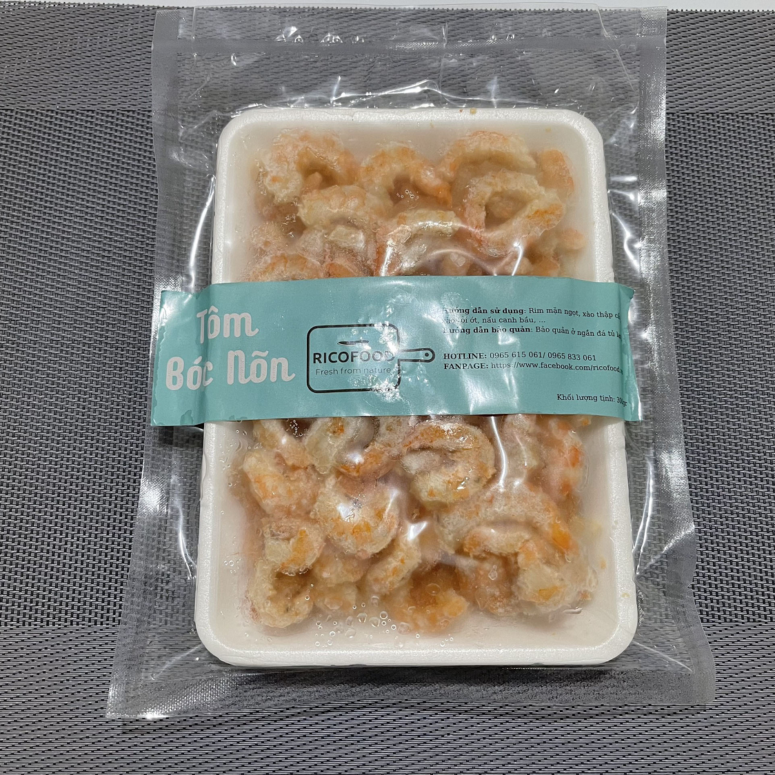 - TÔM BÓC NÕN HẤP RICOFOOD - 300G