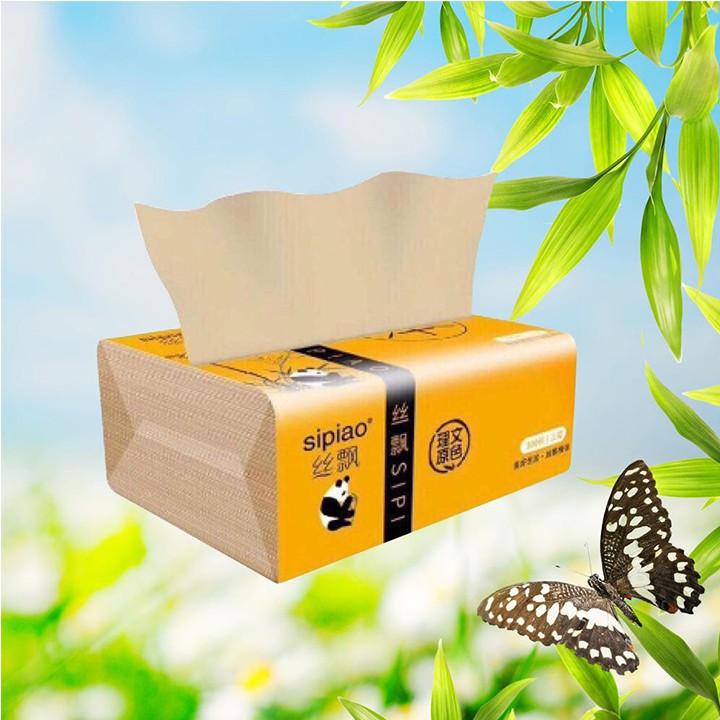 (30 gói) Thùng giấy ăn gấu trúc siêu dai Sipiao an toàn cho sức khỏe - 00454
