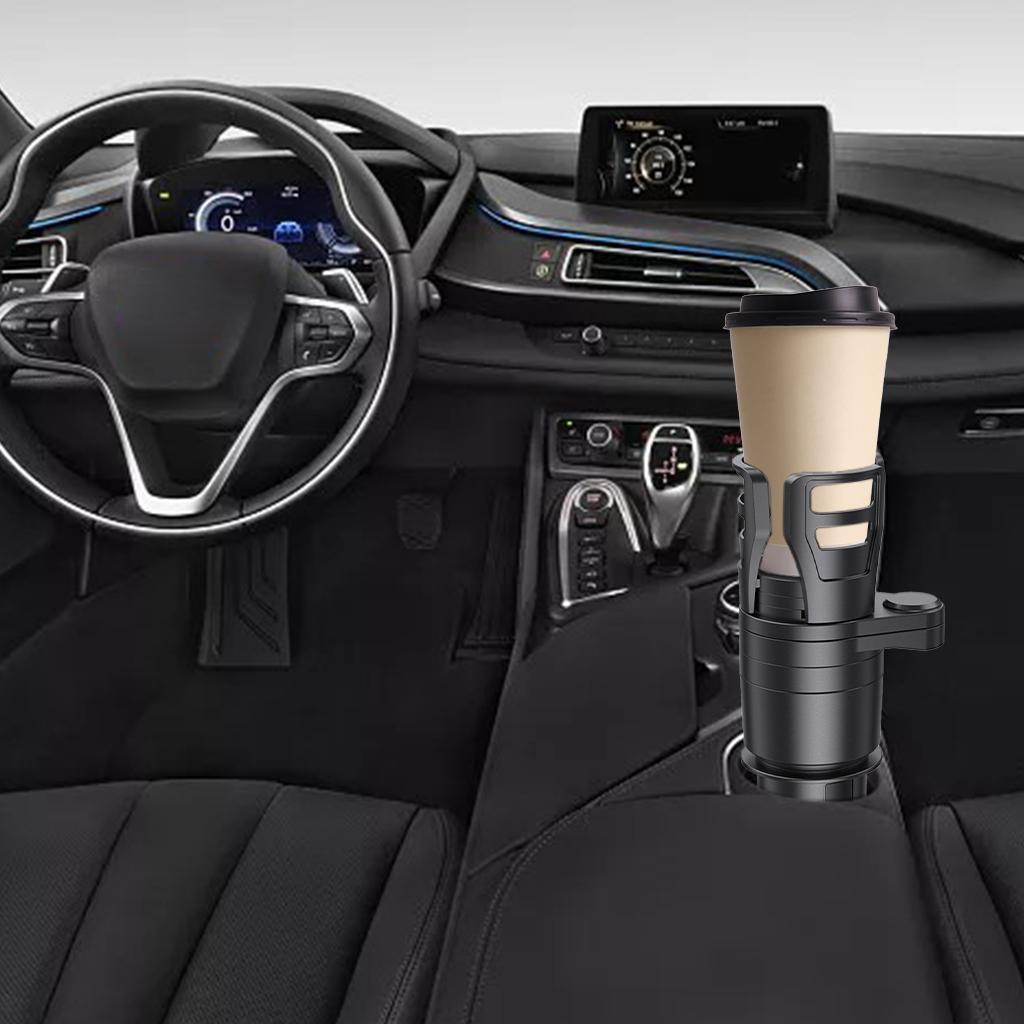 Car Cup Holder   Expander Black Organizer