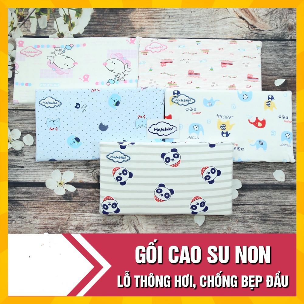 Gối cho bé ngủ bằng cao su non mã mefebebe