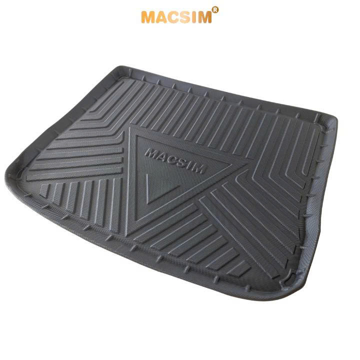 Thảm lót cốp (qd) xe ô tô VOLKSWAGEN TIGUAN (2009-2016) nhãn hiệu Macsim chất liệu nhựa TPV cao cấp màu đen