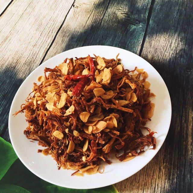 Khô heo cháy tỏi đặc biệt thương hiệu Nàng Khô - 500 Gram