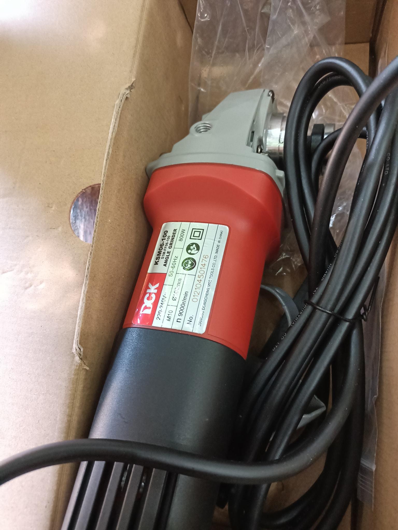 Máy mài 800W 100mm DCK KSM06-100 - HÀNG CHÍNH HÃNG