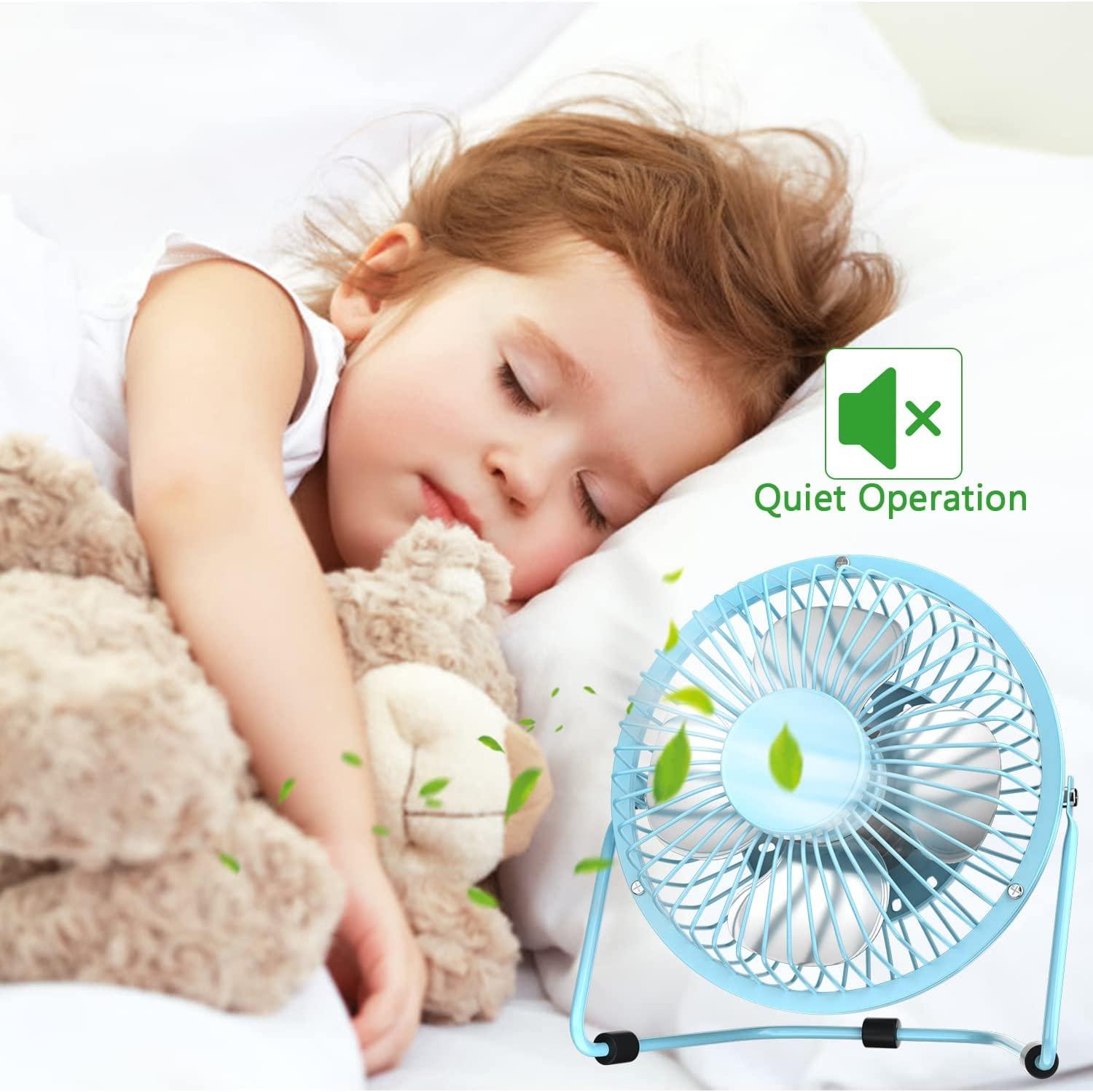 Quạt USB của mini, vòng quay 360 độ, 6 lần