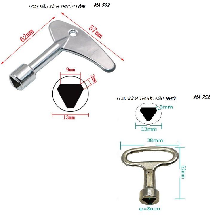 KHÓA MỞ TỦ ĐIỆN TAM GIÁC 1 ĐẦU - TN