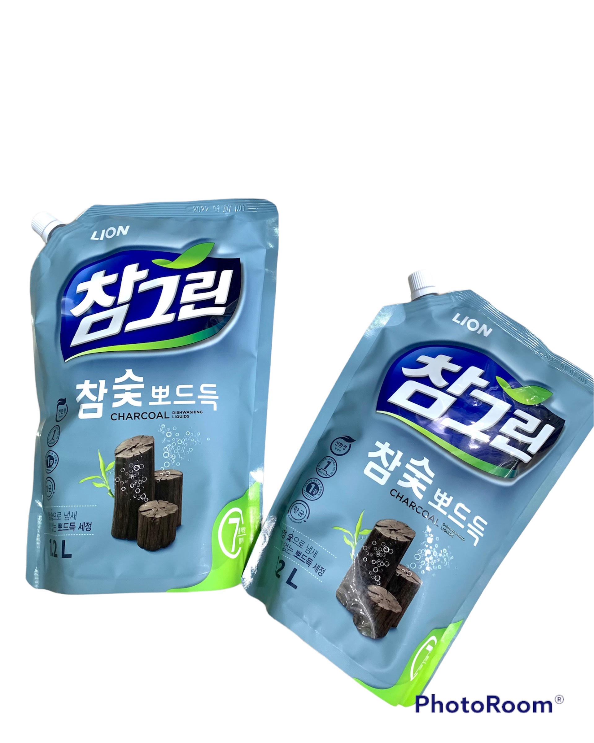 Nước rửa chén và rau quả Lion Hàn Quốc - Túi 1,2 lít