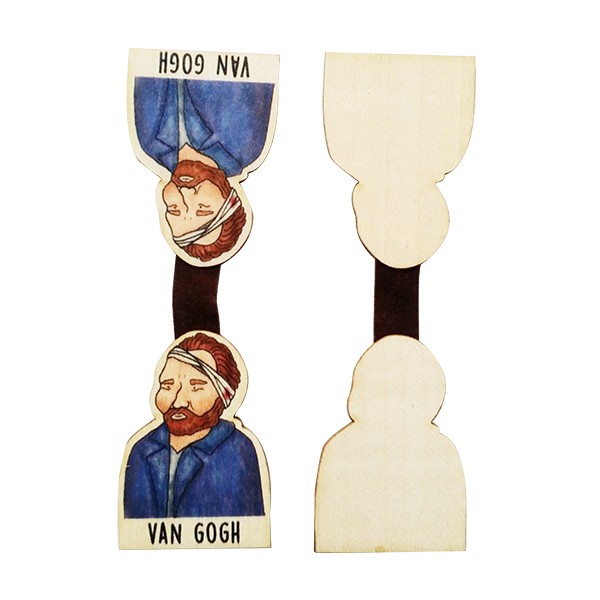 Bookmark gỗ nam châm Van Gogh