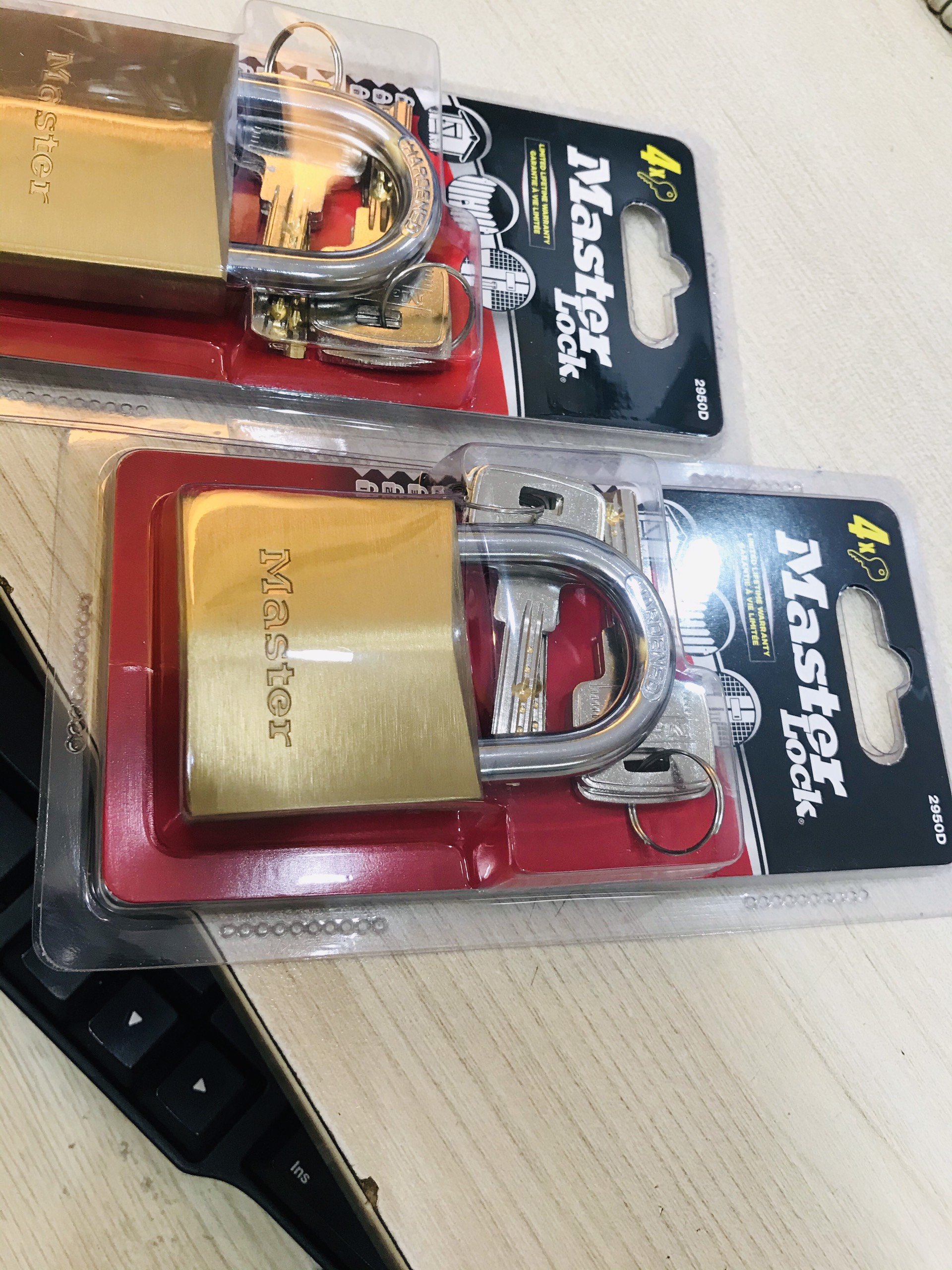 KHÓA MASTERLOCK THÂN ĐỒNG 2950D- 50mm