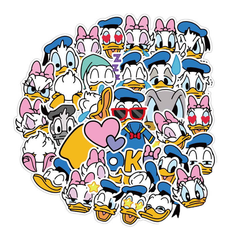 Set 30-60 sticker Donald Duck