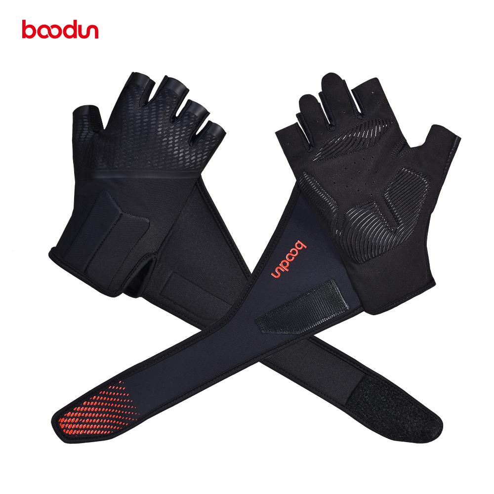 BOODUN Nam Găng Tay Tập Gym Chống Sốc Thể Hình Nâng Trọng Lượng Găng Tay Crossfit Thể Dục Thể Thao Găng Tay Tập Luyện Với Dây Đeo Tay