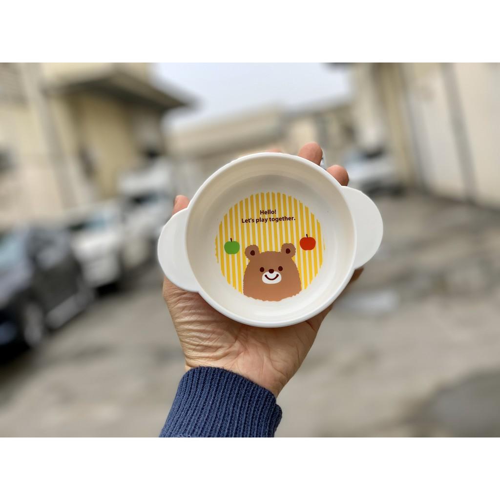 BÁT ĂN DẶM, BÁT ĂN CƠM CHO BÉ HÌNH CÁ VOI, GẤU, THỎ có quai cầm tránh bỏng tay cho bé