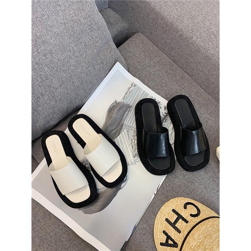 Dép SanDal Quai Ngang Quai Chéo Ullzang Hàn Quốc Đế 3cm G117