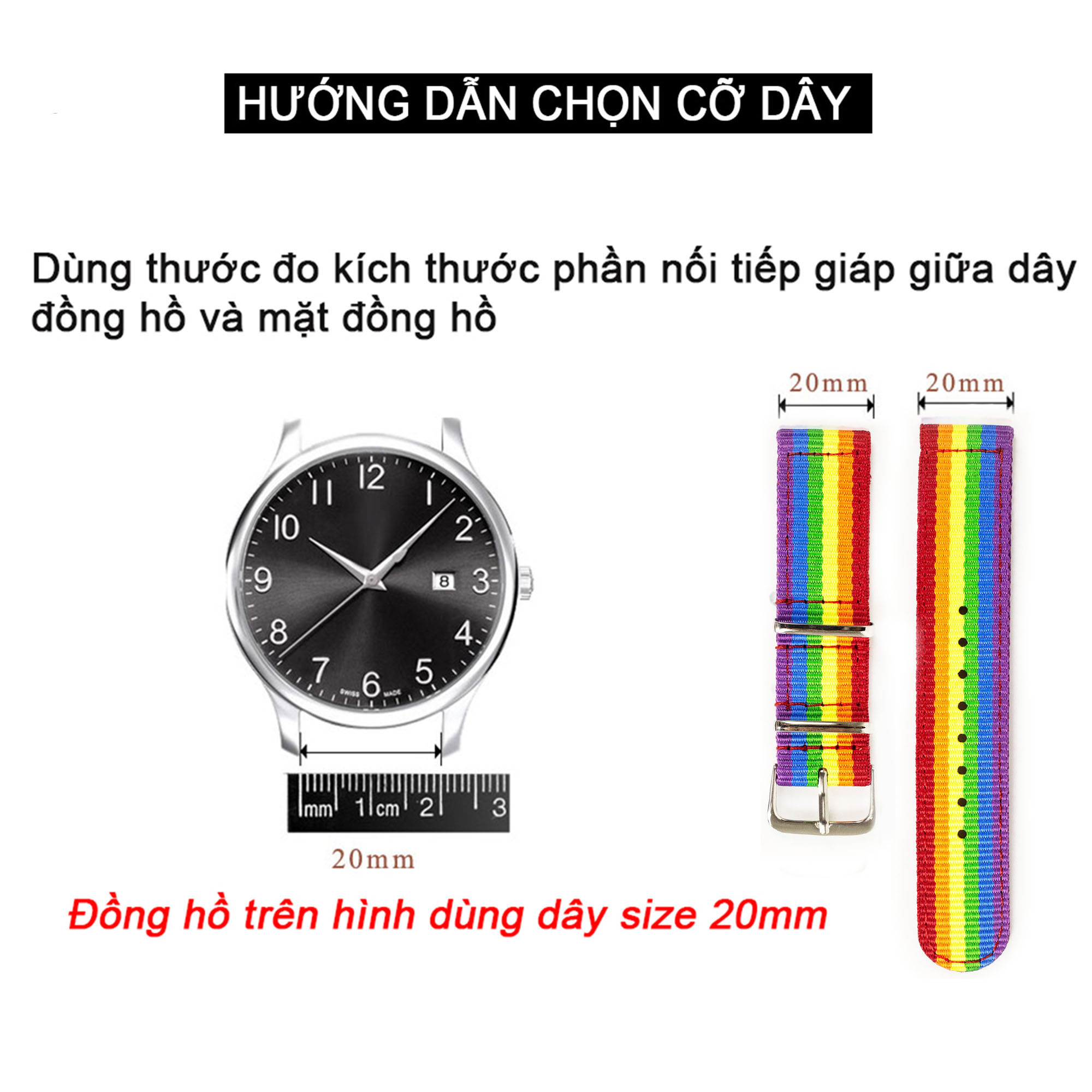 Dây đồng hồ nato vải dù D121 cỡ 18mm; 20mm, 22mm thoải mái đi trời mưa, lắp cho dây đeo đồng hồ dw rolex hublot orient seiko casio