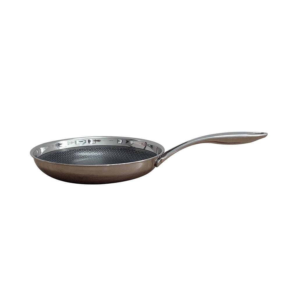 Chảo Chống Dính Bếp Từ Cào Không Xước KimsCook Hàn Quốc inox 304 - 20cm/22cm/24cm/26cm/28cm/30cm/32cm - tặng 1 nắp kính Fivestar