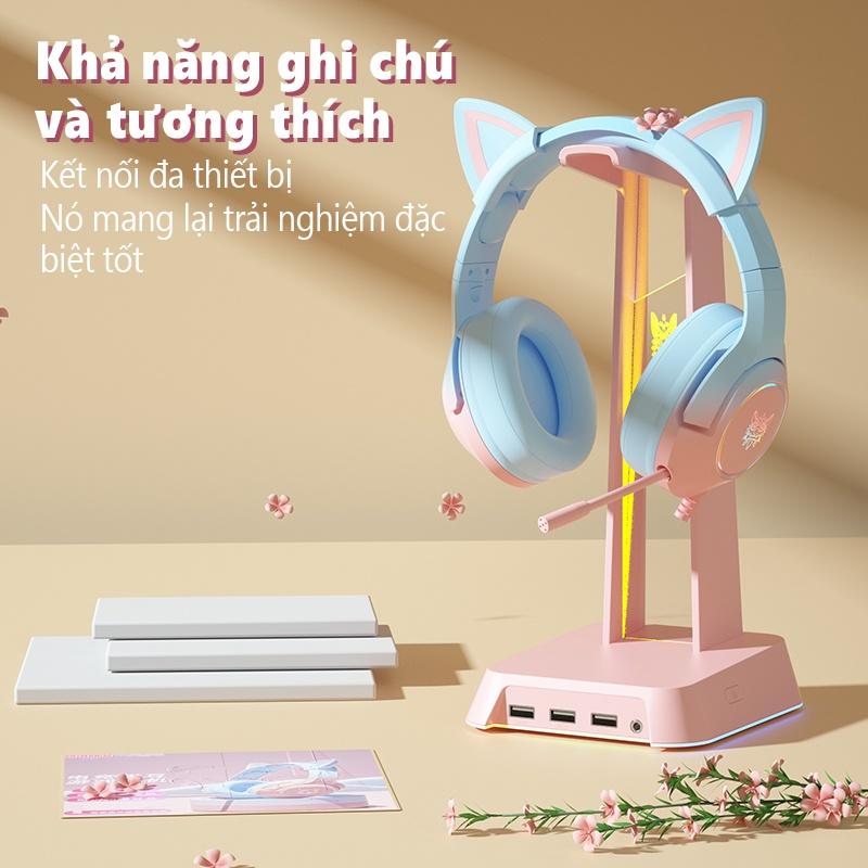 Chân đế tai nghe di động ONIKUMA ST-2 với đèn RGB cho tai nghe chụp qua tai