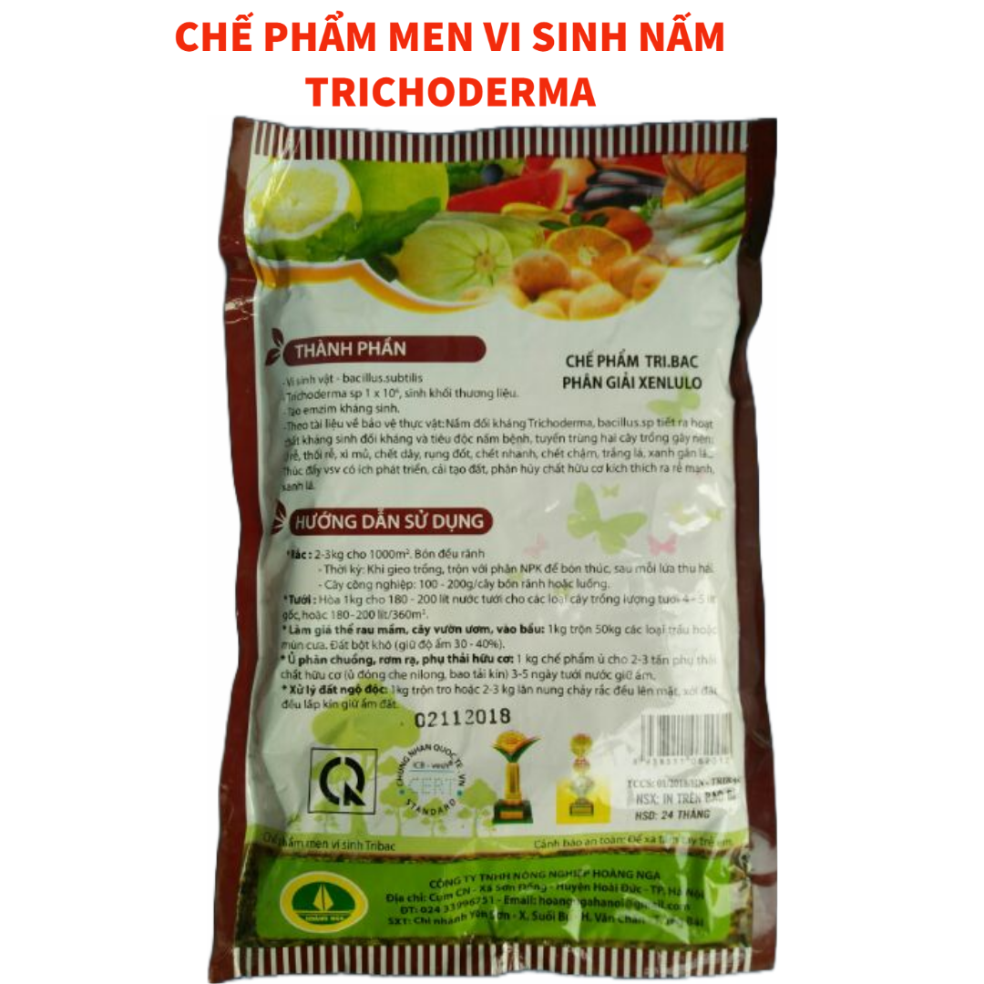 Trichoderma 1kg - chế phẩm hữu cơ diệt nấm đối kháng, tăng hiệu lực đối kháng cho cây trồng