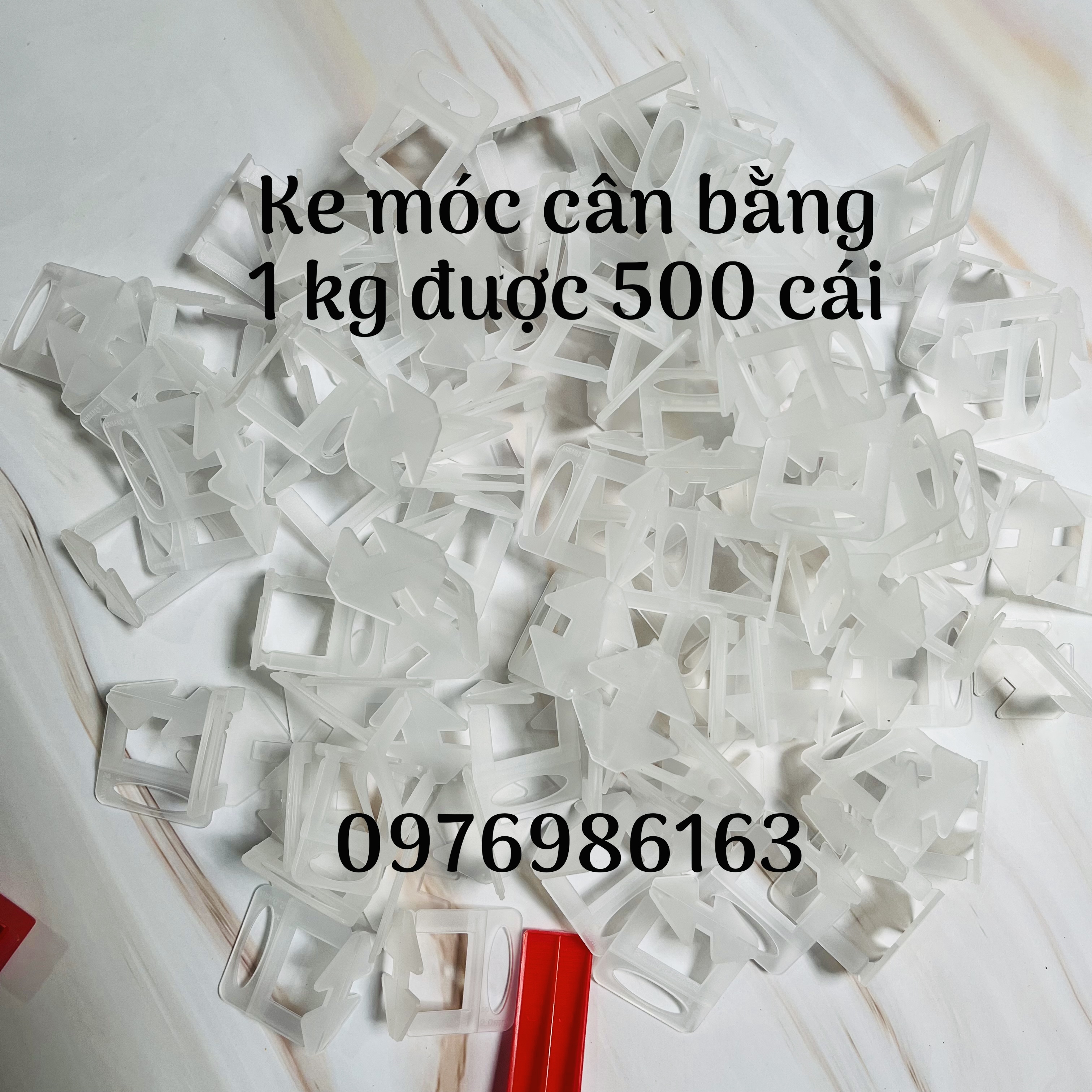 ￼Combo bộ dụng cụ ke ốp lát gạch men: Kìm siết + 100 nêm + 300 ke móc. Ke cân bằng gạch