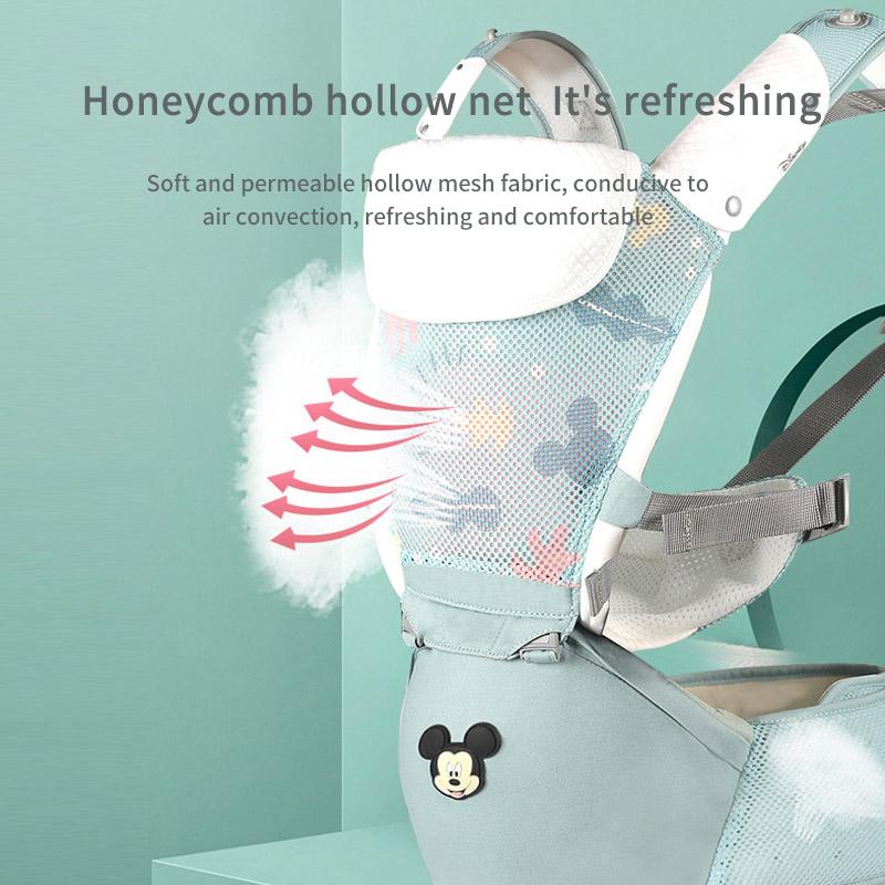 Disney Mới 0-48 Tháng Công Thái Học Cho Bé Trẻ Sơ Sinh Hipseat Carrier 3 Trong 1 Mặt Trước Công Thái Kangaroo quấn Bé Sling