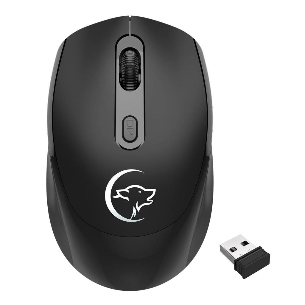 Fashionable 1200/1600/2400DPI Rechargeable 2.4G USB Wireless Optical Mouse