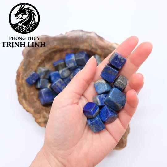 VIÊN ĐÁ VUÔNG LAPIS DÙNG TRONG THANH TẨY, THIỀN, YOGA, PHONG THỦY