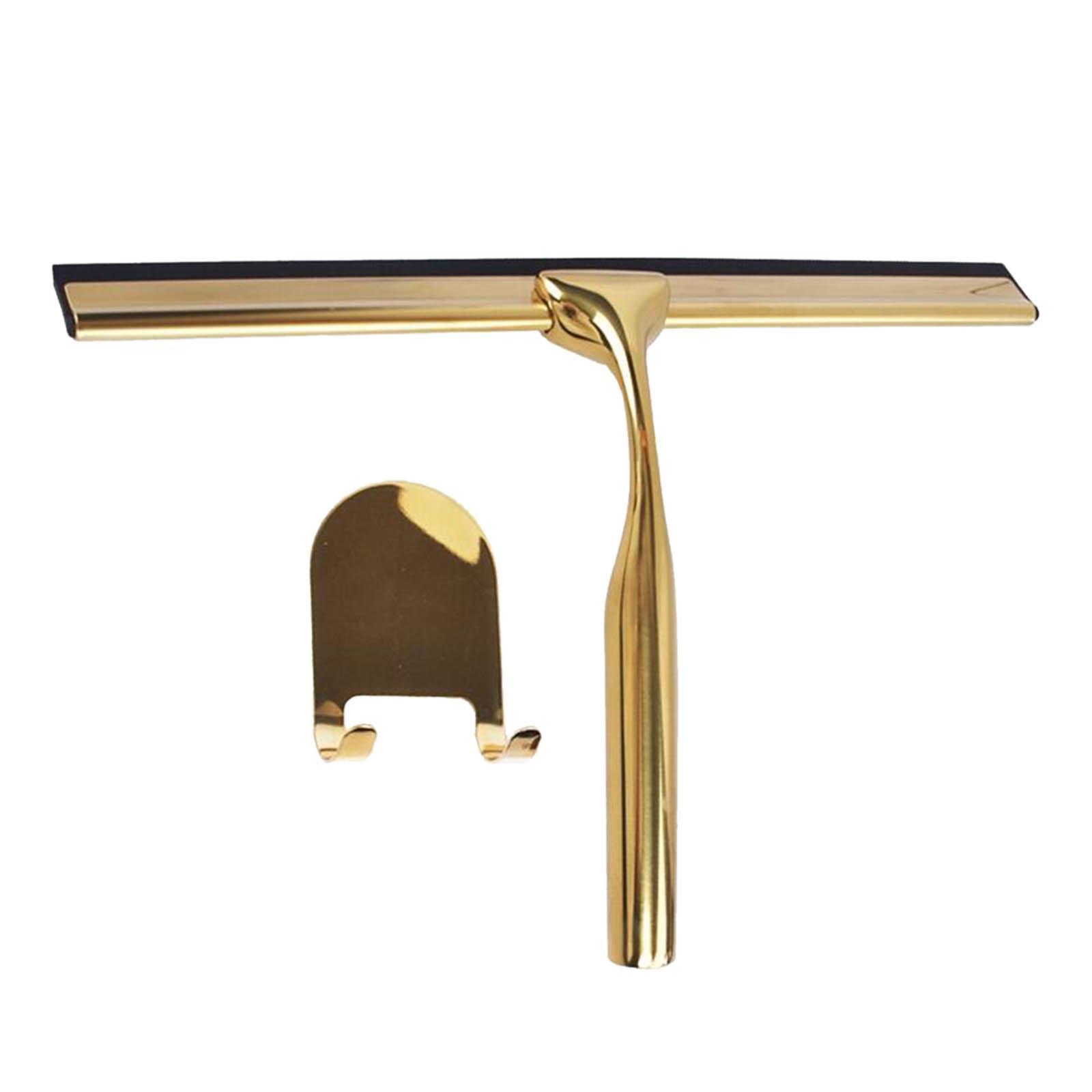 Glass Wiper with Hook Holder Water Scraper  for Windows Bathroom Sink