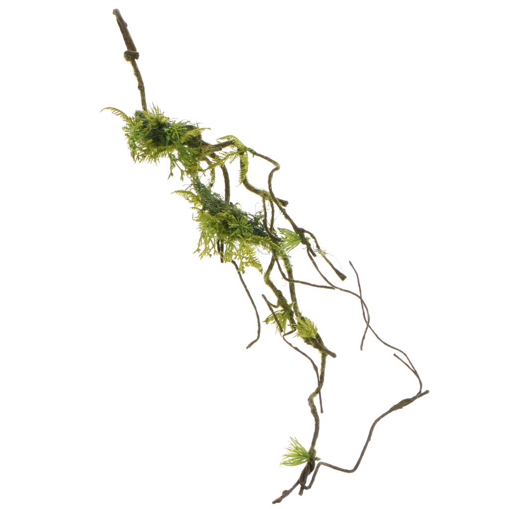 Artificial Hanging Fern Leaf Green Vine Plants Panel Garland Wall Decoration