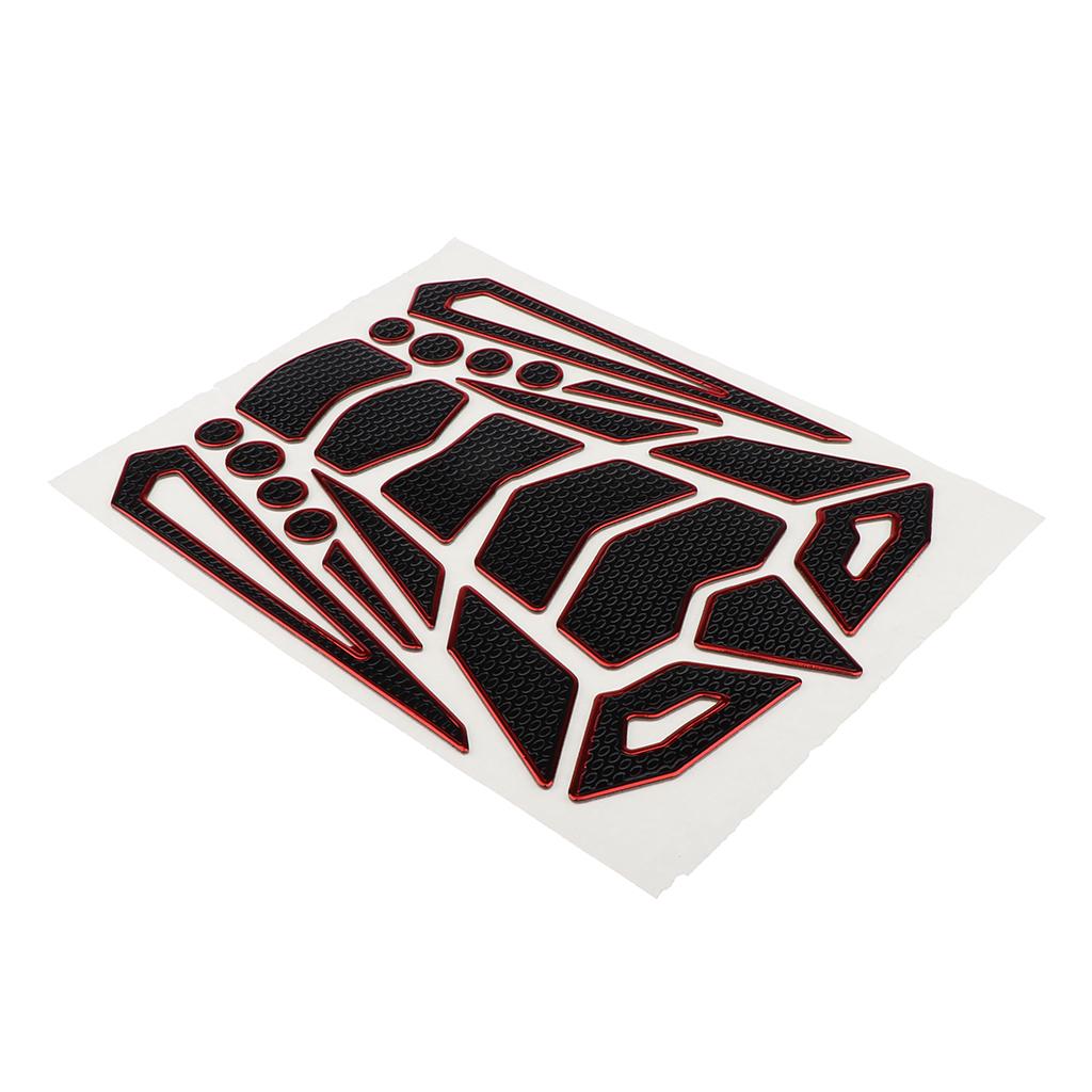 Motorcycle Reflective Sticker Gas Tank Protector Knee Fuel Side Grips Universal fits for Motorbikes