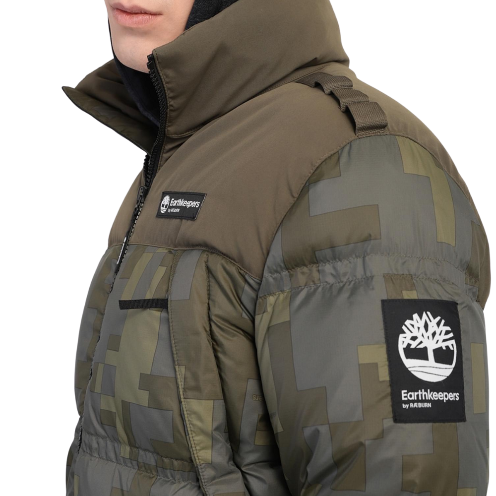 TIMBERLAND Áo Khoác Mùa Đông Nam EK Raeburn Pinnacle Oversized Puffer Digi Camo AOP TB0A25K3C0