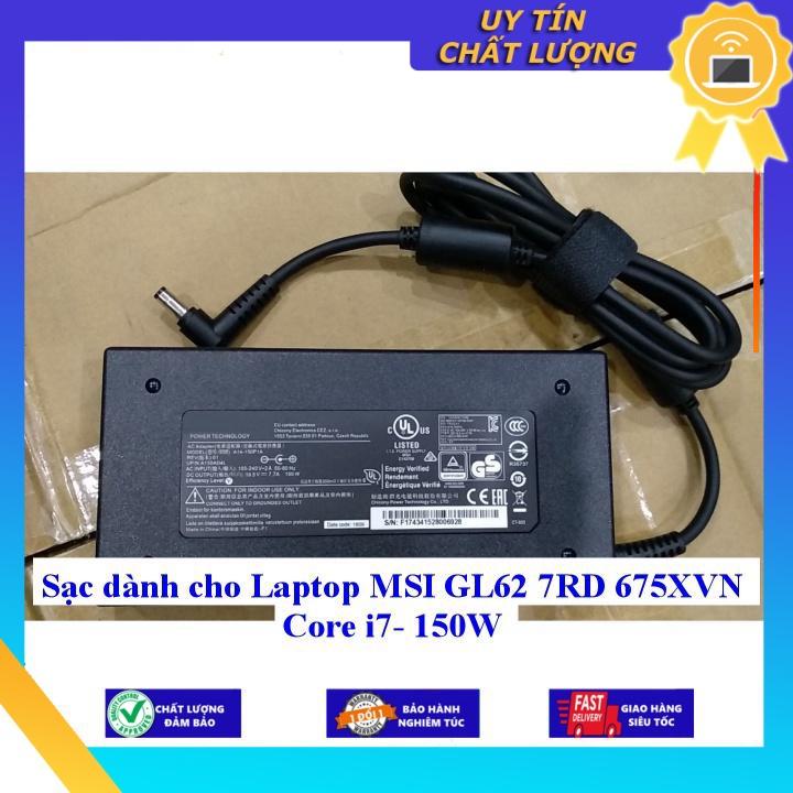 Sạc dùng cho Laptop MSI GL62 7RD 675XVN Core i7- 150W - Hàng Nhập Khẩu New Seal