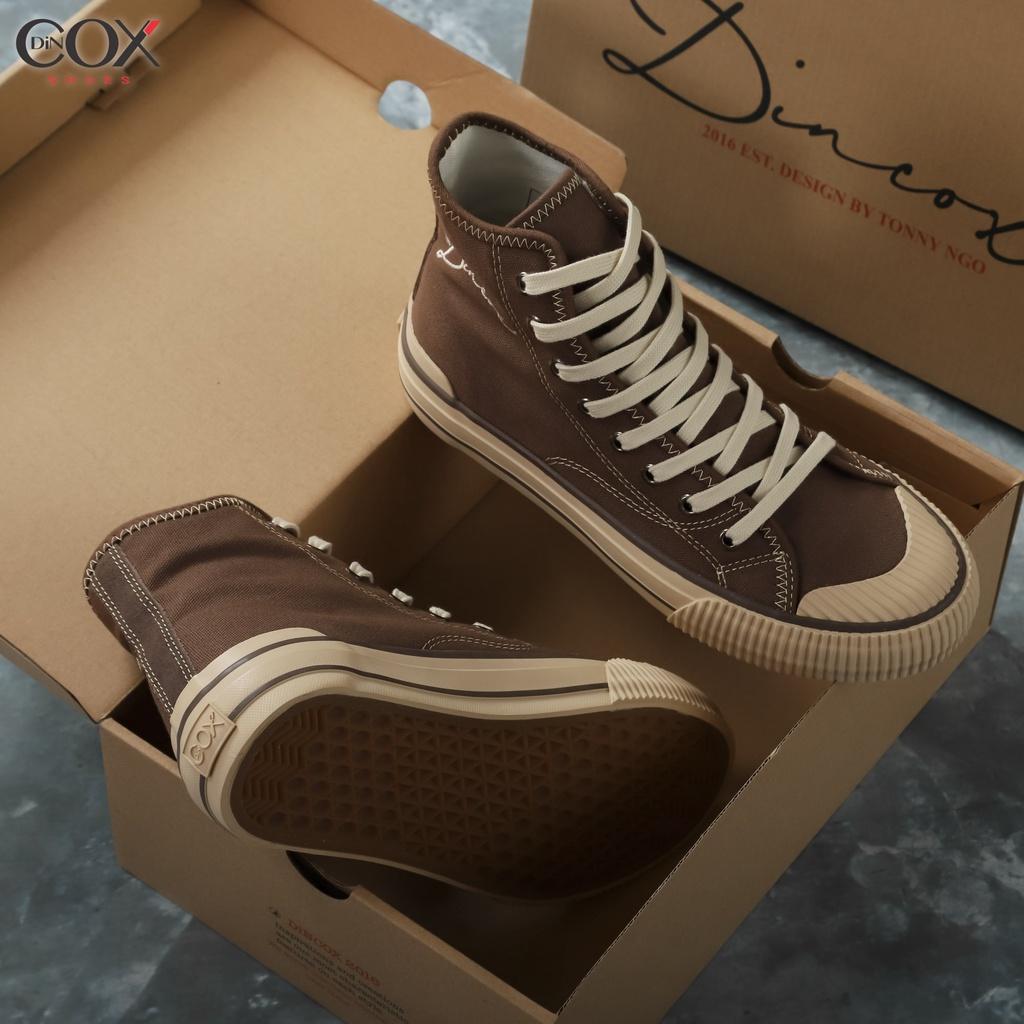 Giày Sneaker Vải Unisex DINCOX D21 Phong Cách Ấn Tượng Hi Chocolate - 44