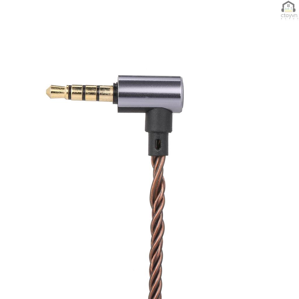 Cáp nối tai nghe có thể tháo rời jack 3.5mm tương thích với Shure SE215/SE315/SE425/SE535/SE846