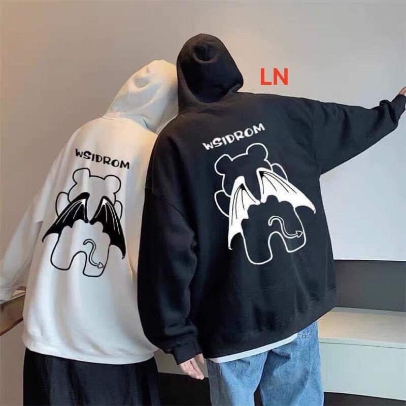 Áo hoodie gấu cánh dơi DA6