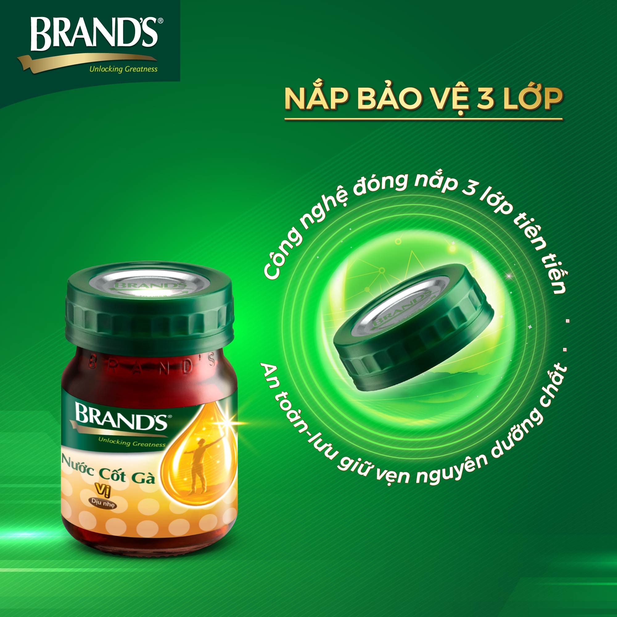 Nước cốt gà BRAND'S Vị Dịu Nhẹ