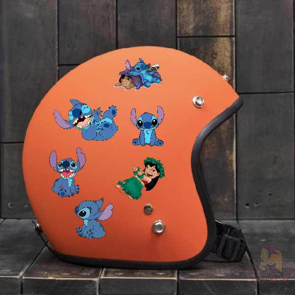 Miếng dán Stickers chủ đề Lilo and Stitch