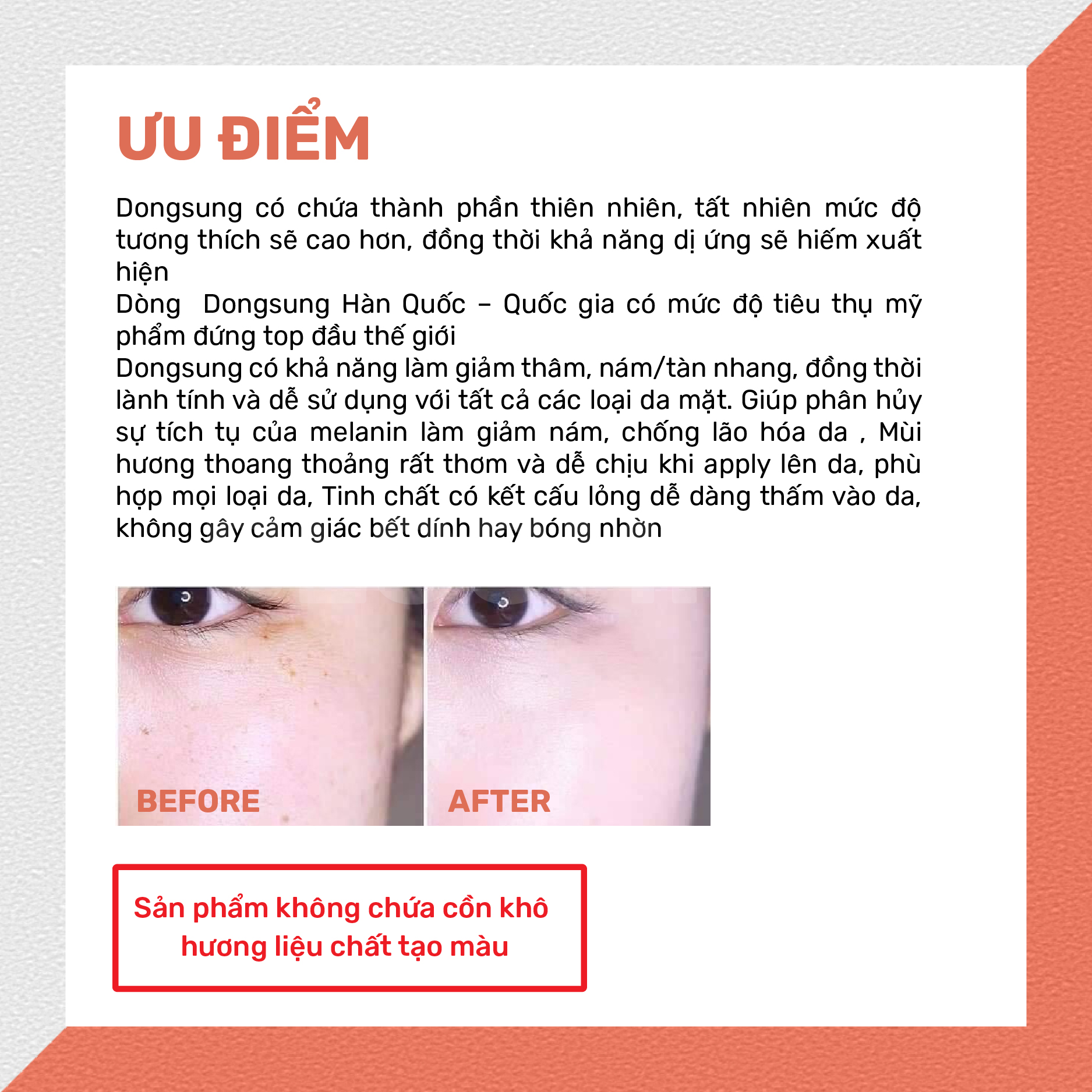 [Mini size 10g] Kem Dưỡng Trắng Da, Làm Giảm Thâm Nám DongSung Rannce Cream 10g