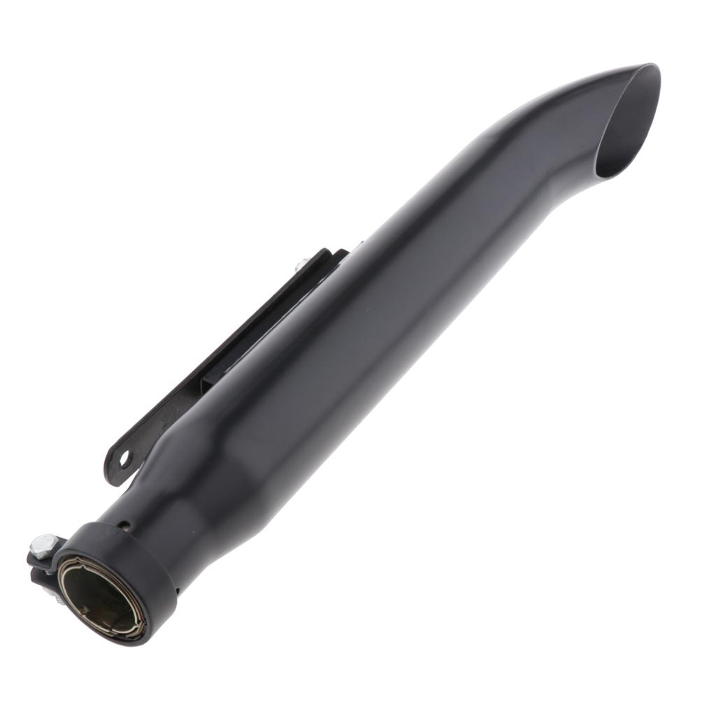 Universal Retro Motorcycle Cafe Racer 20"  Exhaust Pipe Black