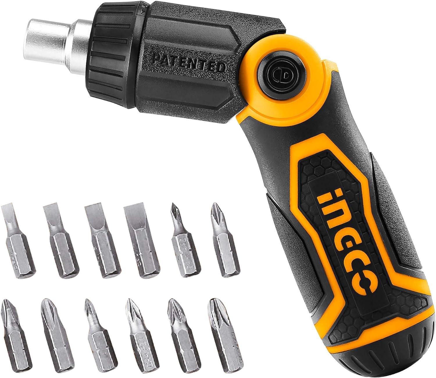 BỘ TUỐC NƠ VÍT ĐA NĂNG 13 CHI TIẾT INGCO AKISD1208 - HÀNG CHÍNH HÃNG