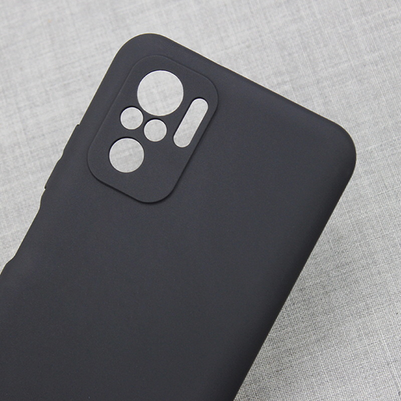 Ốp lưng dành cho Xiaomi Redmi Note 10 silicon dẻo màu đen chống sốc cao cấp bảo vệ camera