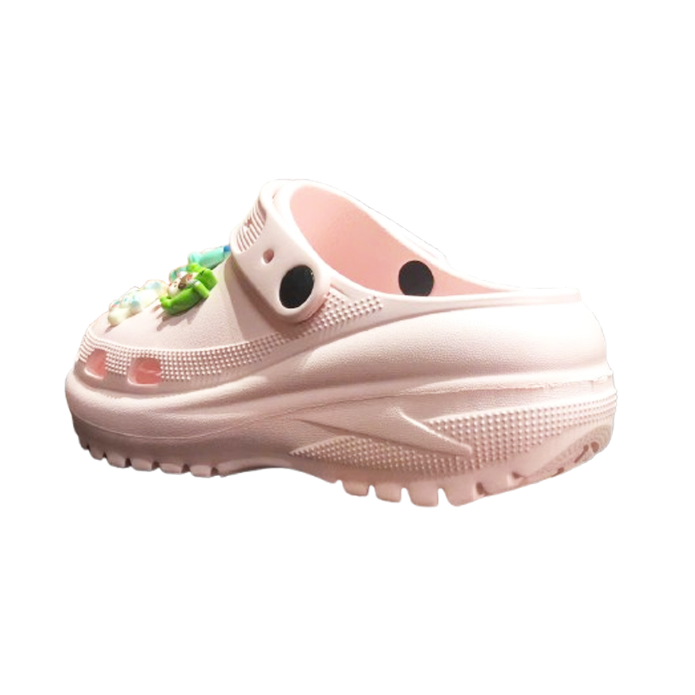 Dép nữ kiểu dáng dễ thương - dép nữ hot trend DNUHCRP87 (charm ngẫu nhiên)