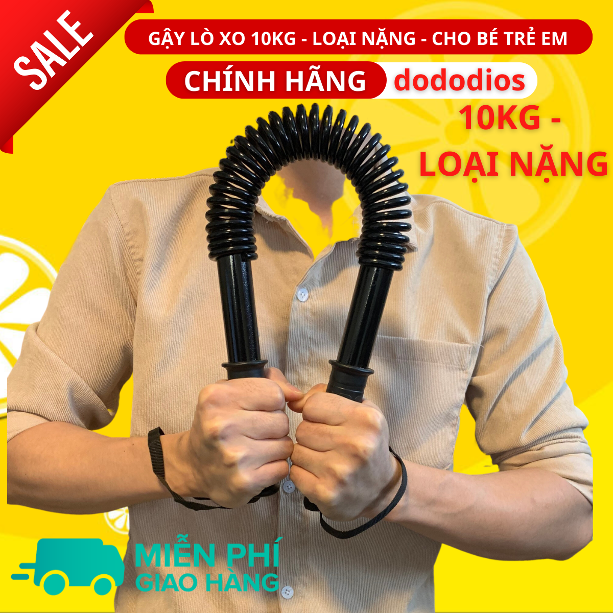 gậy tập cơ tay 10kg bằng lò xo kháng lực - LOẠI NẶNG - dụng cụ tập thể dục thể thao tại nhà - hãng dododios, gậy lò xo tập cơ tay cho trẻ em, thanh lò xo 10kg cho trẻ em, gậy lò xo cho trẻ em, lò xo tập cơ tay cho trẻ, thanh lò xo cho trẻ em