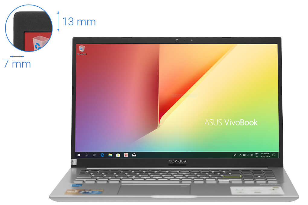 Laptop Asus A515EA i3 1115G4/8GB/512GB/15.6&quot;F/Win11/(BQ3014W)/Bạc - Hàng chính hãng