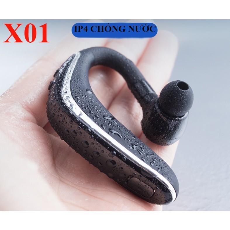 Tai nghe móc tai pin sử dụng trong thời gian siêu dài X01 kèm nút bịt tai