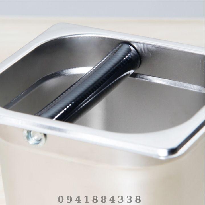 Hộp Đập, Đựng Bã Cà Phê Inox 304