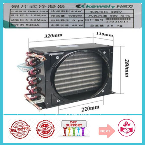 DÀN NÓNG COIL FNA 1.0/4.4 1/2HP 1000W được sử dụng rộng rãi trong các công trình lạnh, máy làm mát, máy sấy