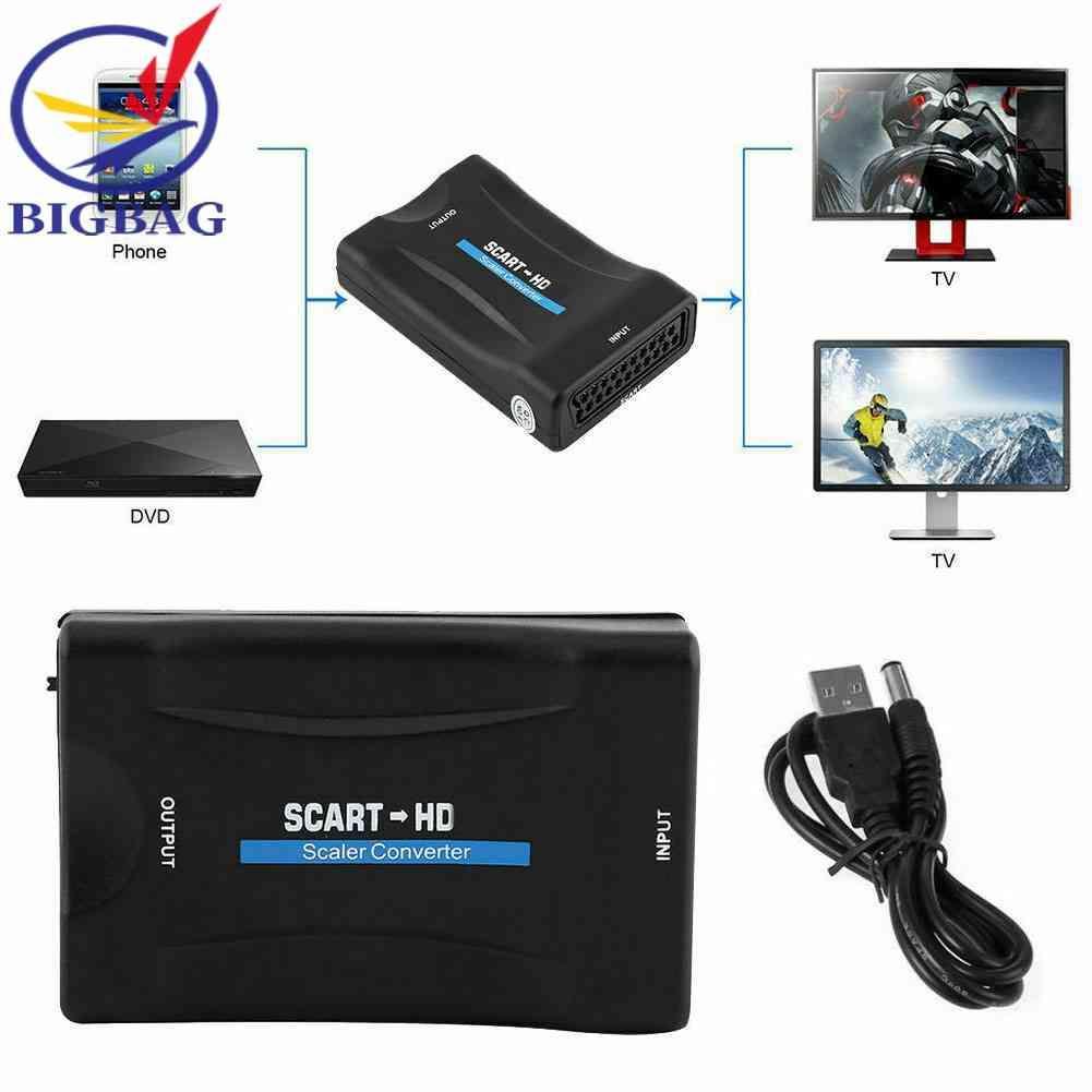 Bộ ChuyểN ĐổI Âm Thanh / Video SCART Sang HDMI 1080P