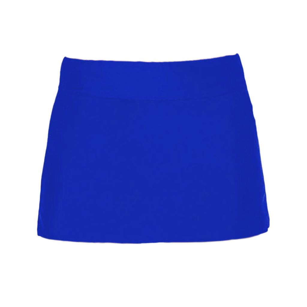 Women's Solid Color Skirted Bikini Bottom Skort Swimsuit Bottom Beachwear Plus Size