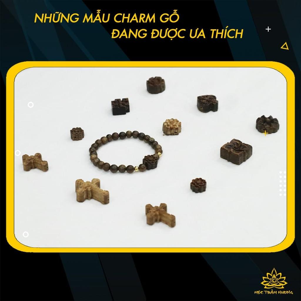 Mân Côi Trầm Hương Size 10/12mm - Dùng Mix vòng tay, vòng cổ - Mùi Dịu/Trầm Tốc Tự Nhiên