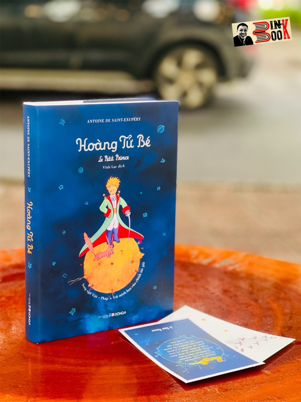 HOÀNG TỬ BÉ – song ngữ Việt Pháp – tặng 2 postcard và 1 tấm sticker – minh họa của tác giả - bìa cứng in màu 