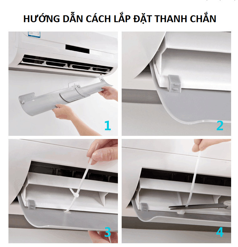 Tấm chắn điều chỉnh hướng gió cho máy lạnh